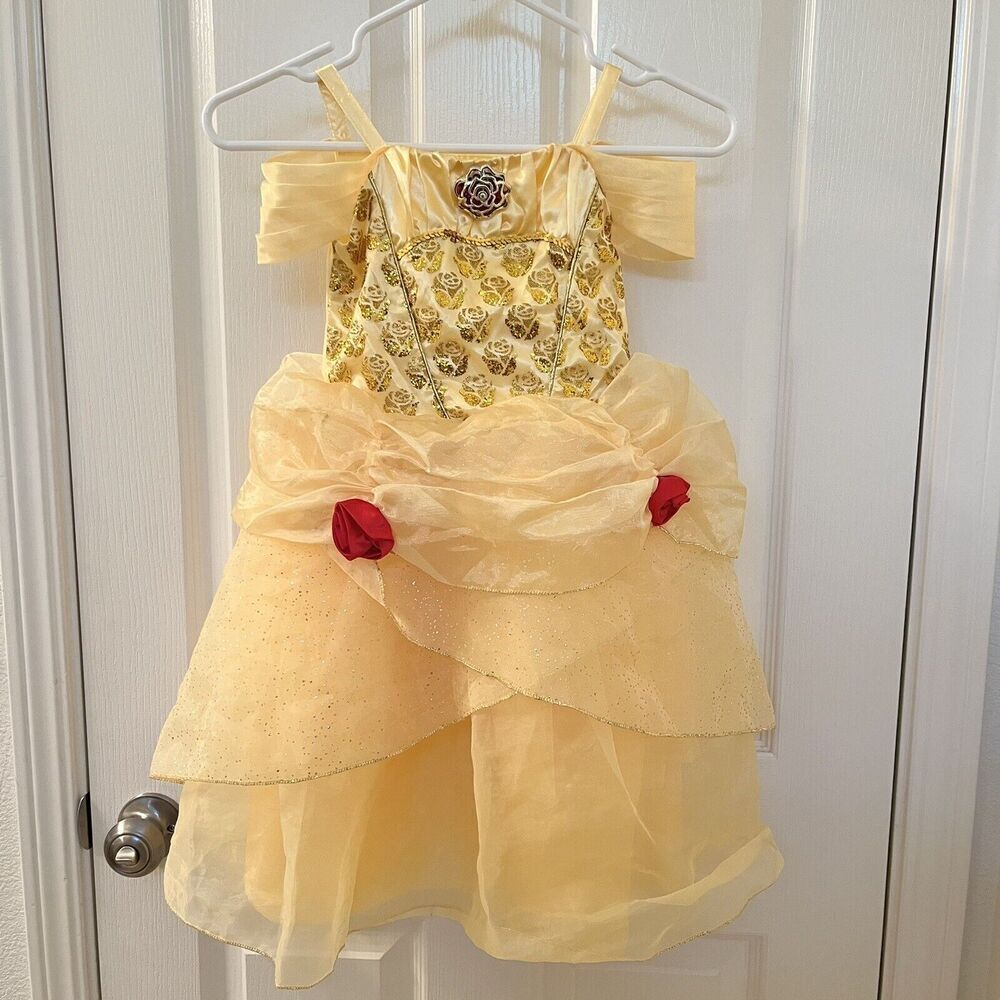 Disney Castle Collection Belle Beauty and the Beast Dress Costume Girls Size 4